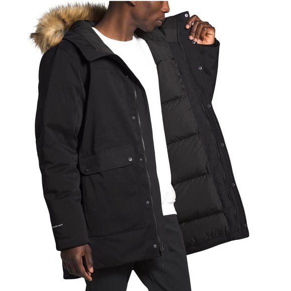 The North Face Mens New Defdown FUTURELIGHT 550-Down Waterproof BLACK Parka, NEW - Picture 5 of 16
